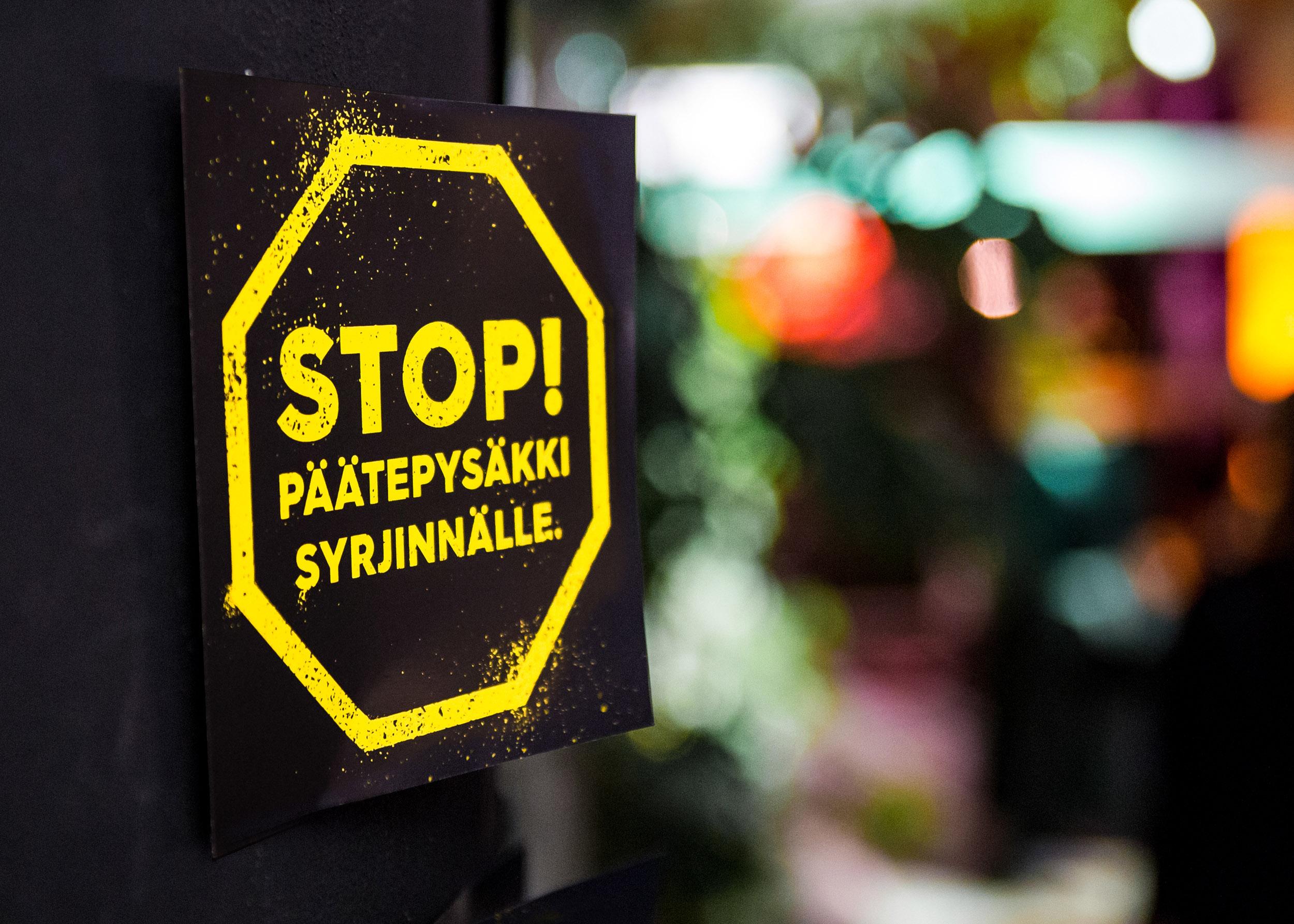 STOP! Päätepysäkki syrjinnälle -kampanjan logo